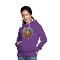 Thumbnail for Women’s Mythical Virgo Premium Hoodie - purple 