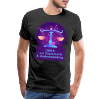 Thumbnail for Men's Neon Libra Premium T-Shirt - black