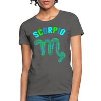 Thumbnail for Women's Power Words Scorpio T-Shirt - charcoal