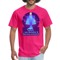 Thumbnail for Men's Neon Virgo Classic T-Shirt - fuchsia