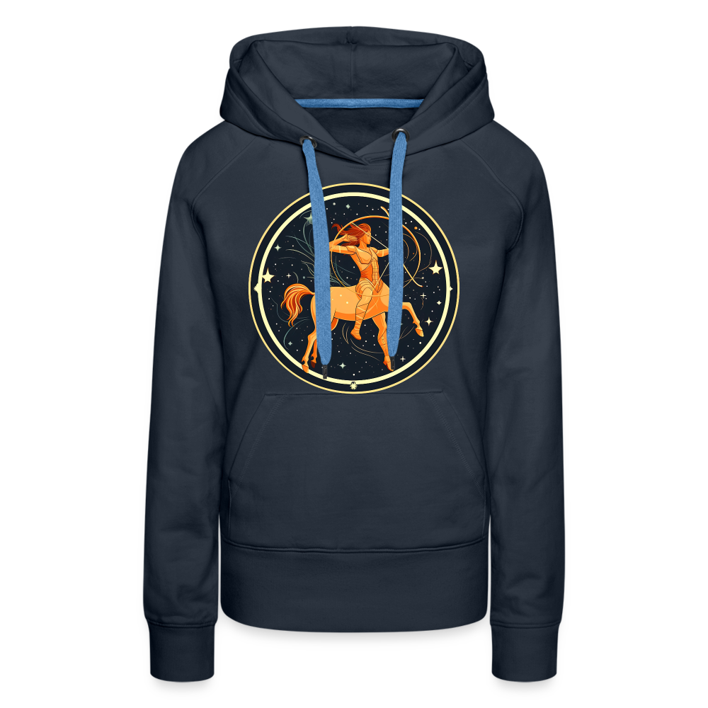 Women’s Mystic Sagittarius Premium Hoodie - navy