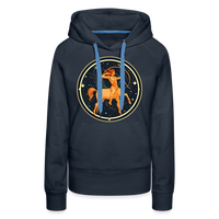 Thumbnail for Women’s Mystic Sagittarius Premium Hoodie - navy