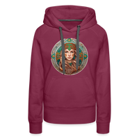 Thumbnail for Women’s Mythical Virgo Premium Hoodie - burgundy