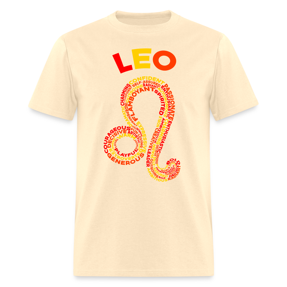 Men's Power Words Leo Classic T-Shirt - natural