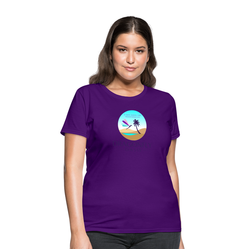 Women's Dragonfly Oasis V.1 Capricorn T-Shirt - purple