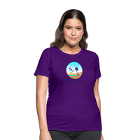 Thumbnail for Women's Dragonfly Oasis V.1 Capricorn T-Shirt - purple