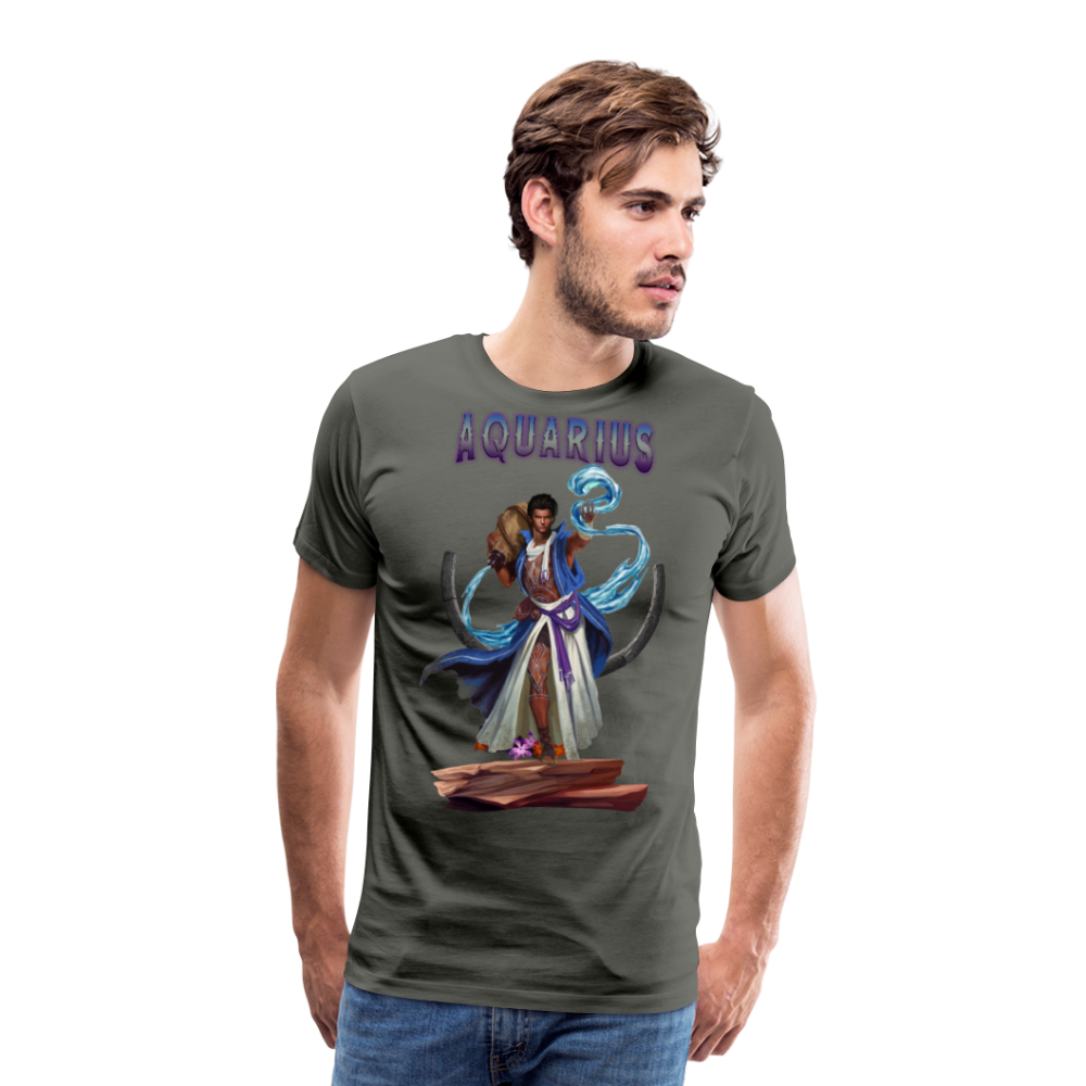 Men's Astral Aquarius Premium T-Shirt - asphalt gray