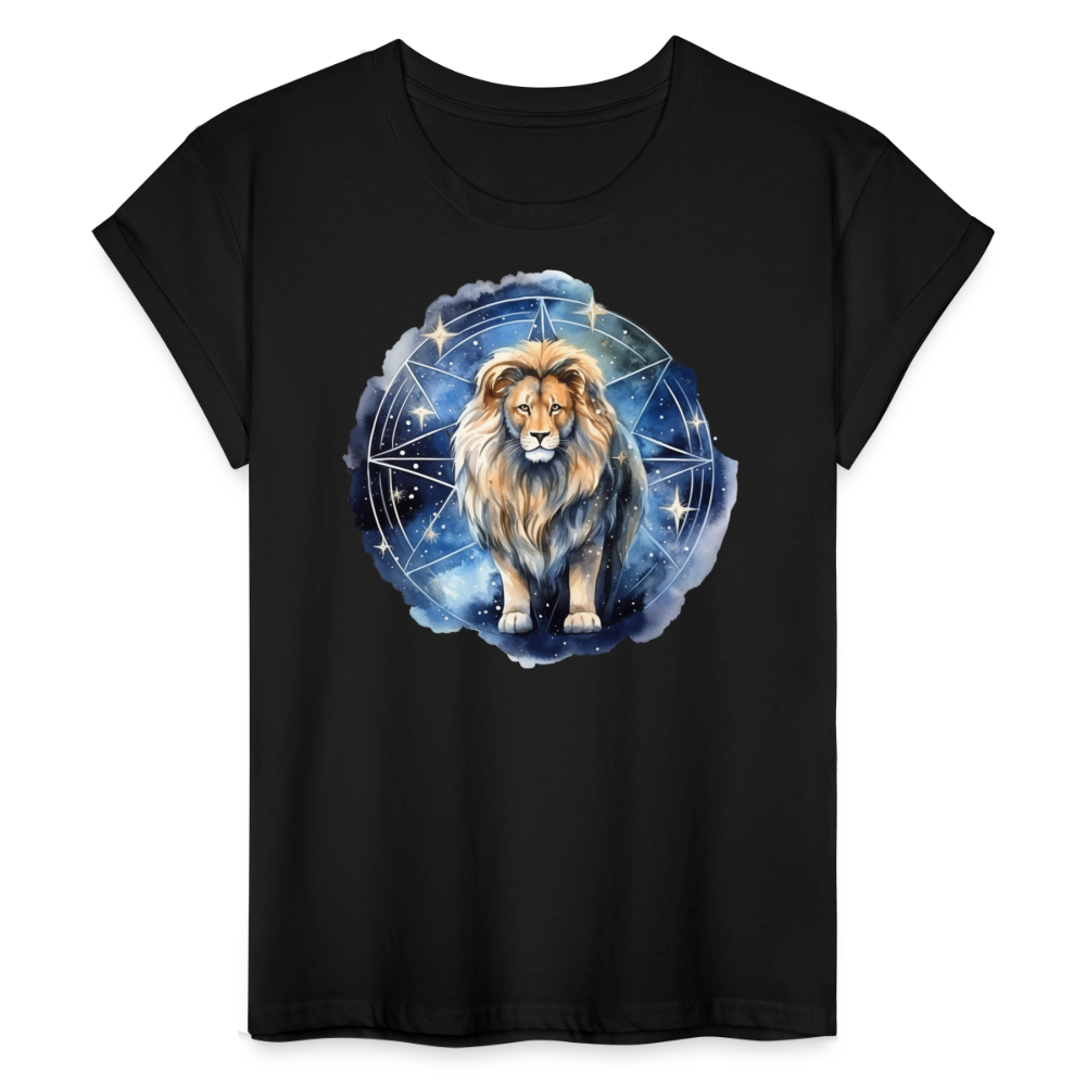 Women's Mythical Leo Relaxed Fit T-Shirt - black