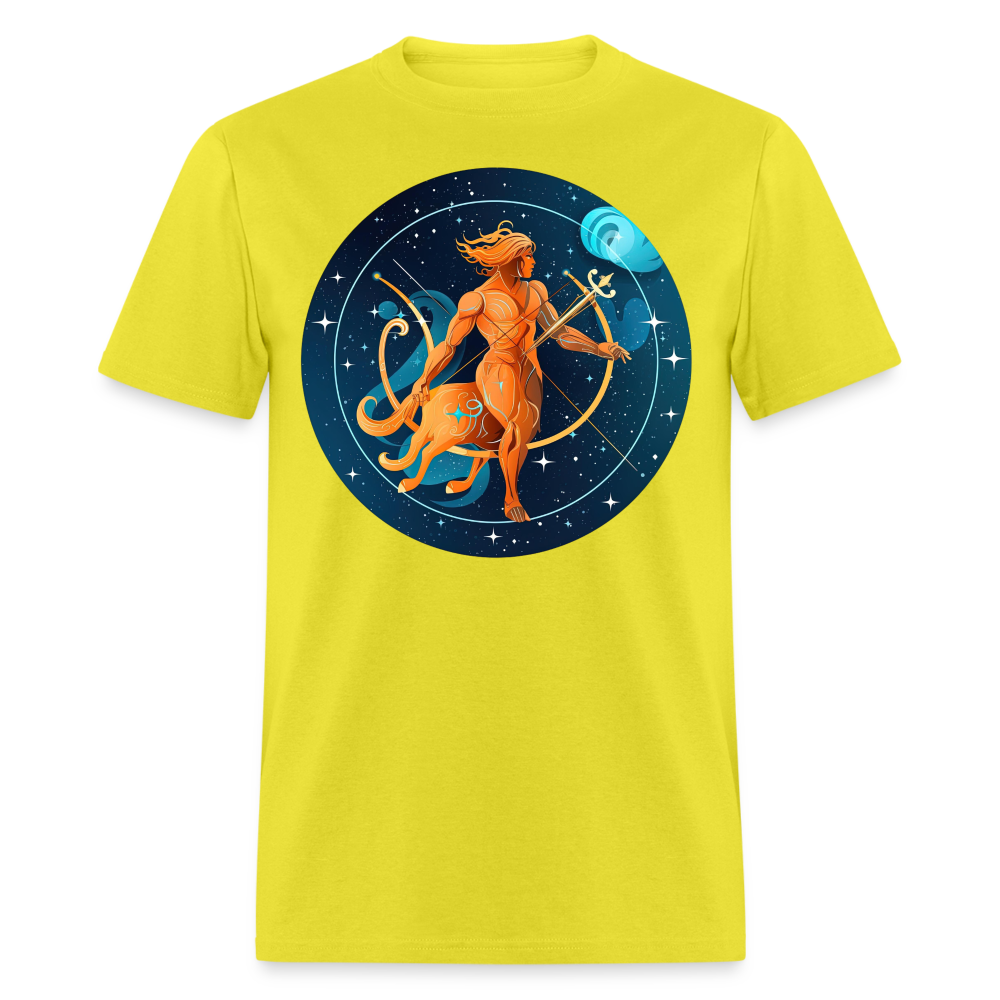 Men's Mythical Sagittarius Classic T-Shirt - yellow