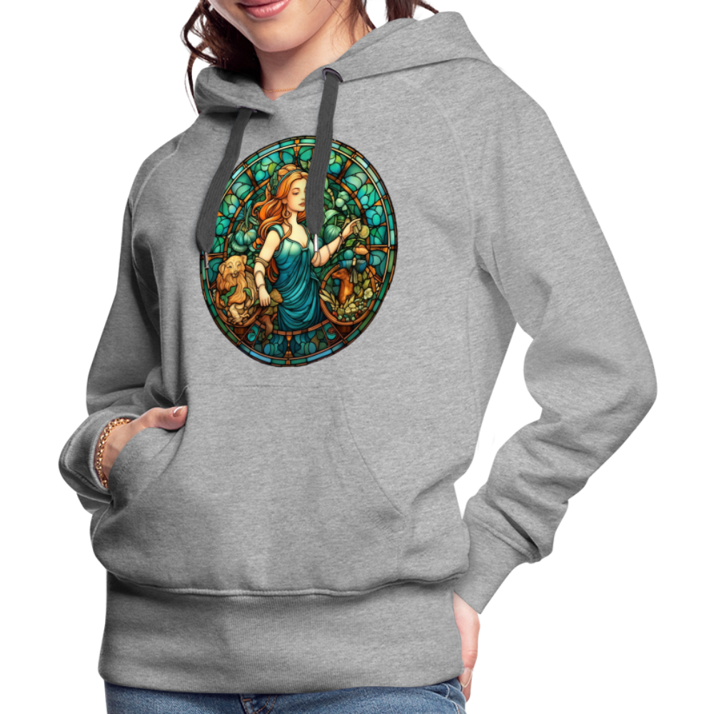 Women’s Mosaic Virgo Premium Hoodie - heather grey