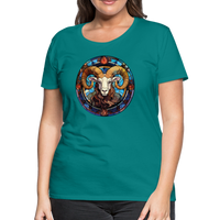 Thumbnail for Women’s Mosaic Aries Premium T-Shirt - teal