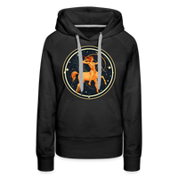 Thumbnail for Women’s Mystic Sagittarius Premium Hoodie - black