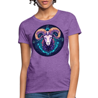 Thumbnail for Women's Magic Capricorn T-Shirt - purple heather