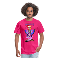 Thumbnail for Men's Astral Capricorn Classic T-Shirt - fuchsia