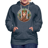 Thumbnail for Women’s Mythical Virgo Premium Hoodie - heather denim