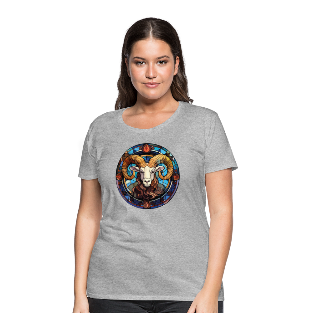 Women’s Mosaic Aries Premium T-Shirt - heather gray