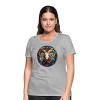 Thumbnail for Women’s Mosaic Aries Premium T-Shirt - heather gray