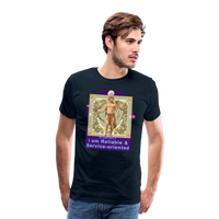 Thumbnail for Men's Mythical Virgo Premium T-Shirt - deep navy