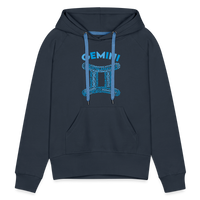 Thumbnail for Women's Power Words Gemini Premium Hoodie - navy