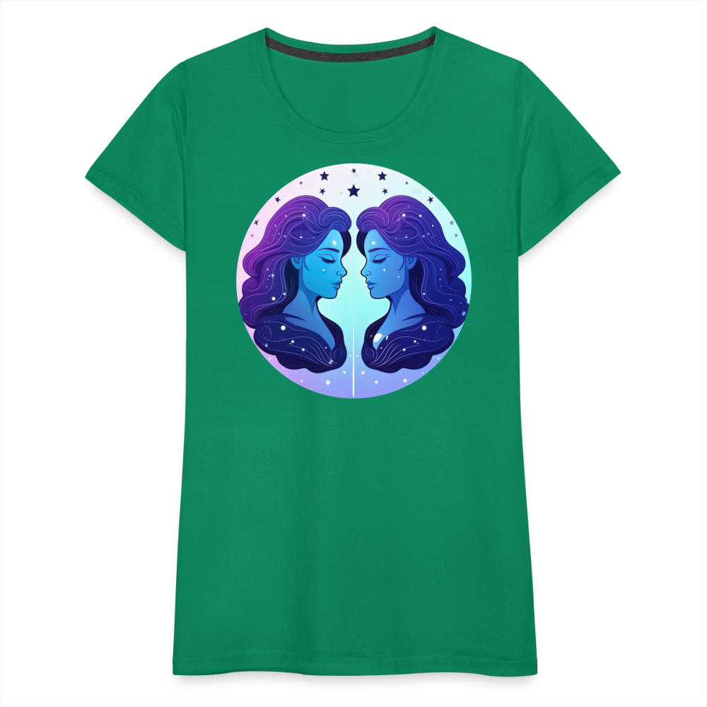 Women’s Magic Gemini Premium T-Shirt - kelly green