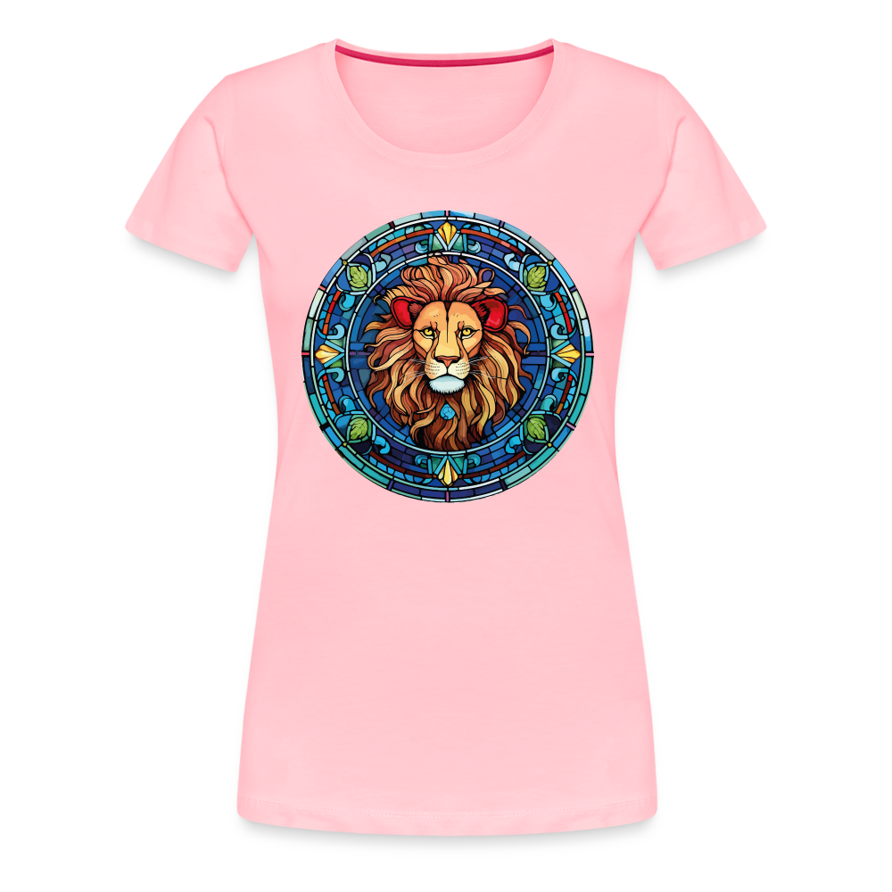 Women's Mosaic Leo Premium T-Shirt - pink