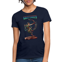 Thumbnail for Astral Sagittarius Women's T-Shirt - navy