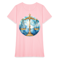 Thumbnail for Women's Mythical Libra T-Shirt - pink