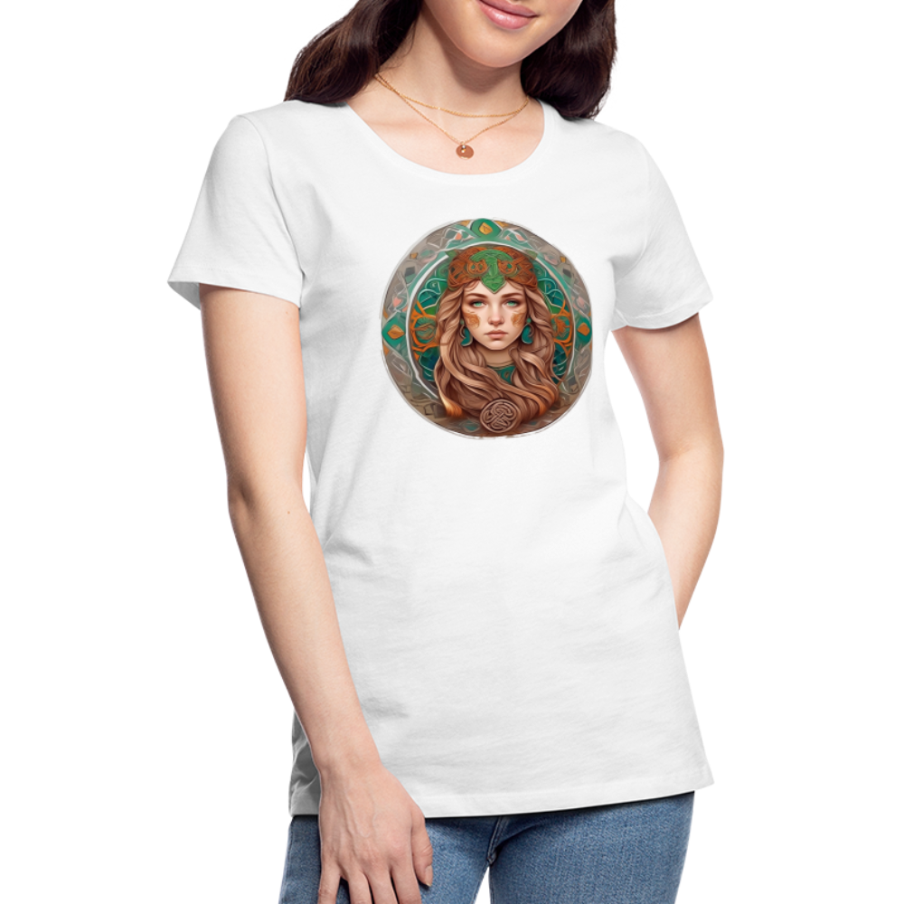 Women’s Mythical Virgo Premium T-Shirt - white