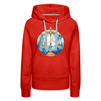 Thumbnail for Women’s Mythical Libra Premium Hoodie - red