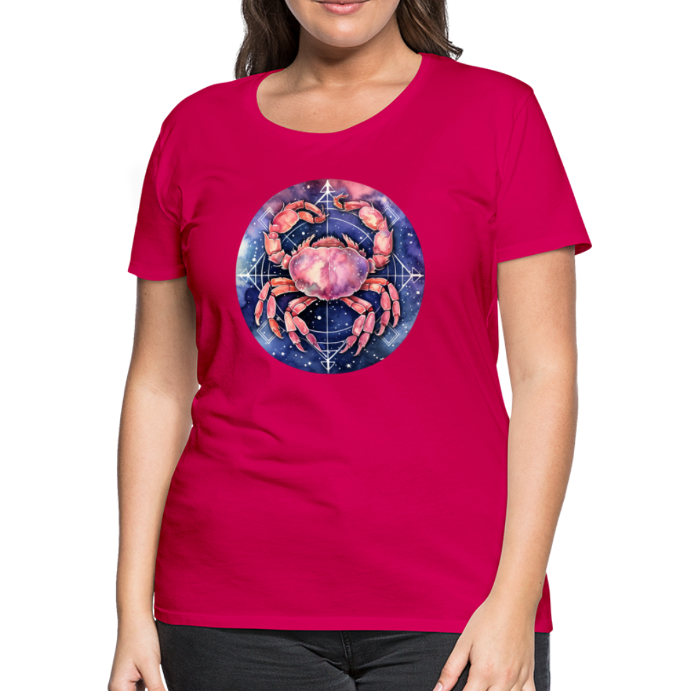 Women’s Mythical Cancer Premium T-Shirt - dark pink