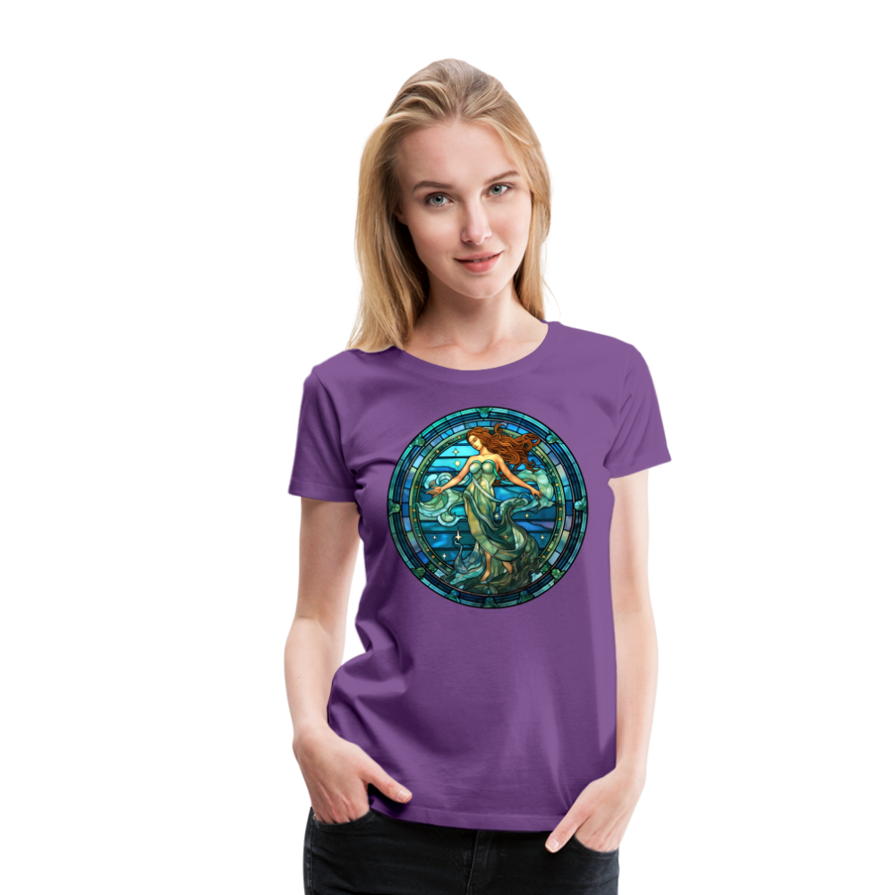 Women’s Mosaic Aquarius Premium T-Shirt - purple