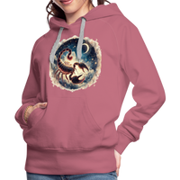 Thumbnail for Women’s Mythical Scorpio Premium Hoodie - mauve