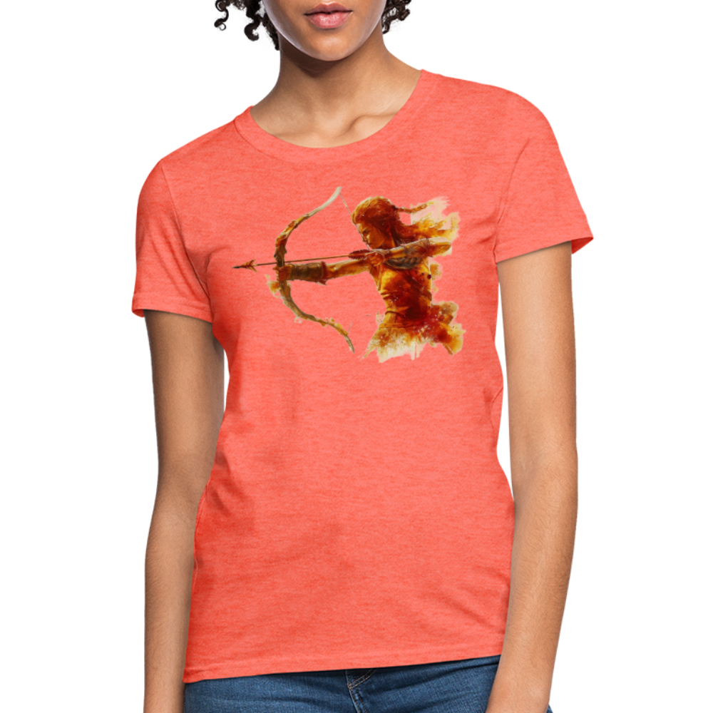 Women's Mythical Sagittarius T-Shirt - heather coral