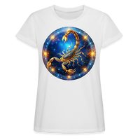 Thumbnail for Women's Mystic Scorpio Relaxed Fit T-Shirt - white