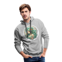 Thumbnail for Men’s Symbol Virgo Premium Hoodie - heather grey