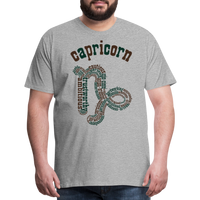 Thumbnail for Men's Power Words Capricorn Premium T-Shirt - heather gray