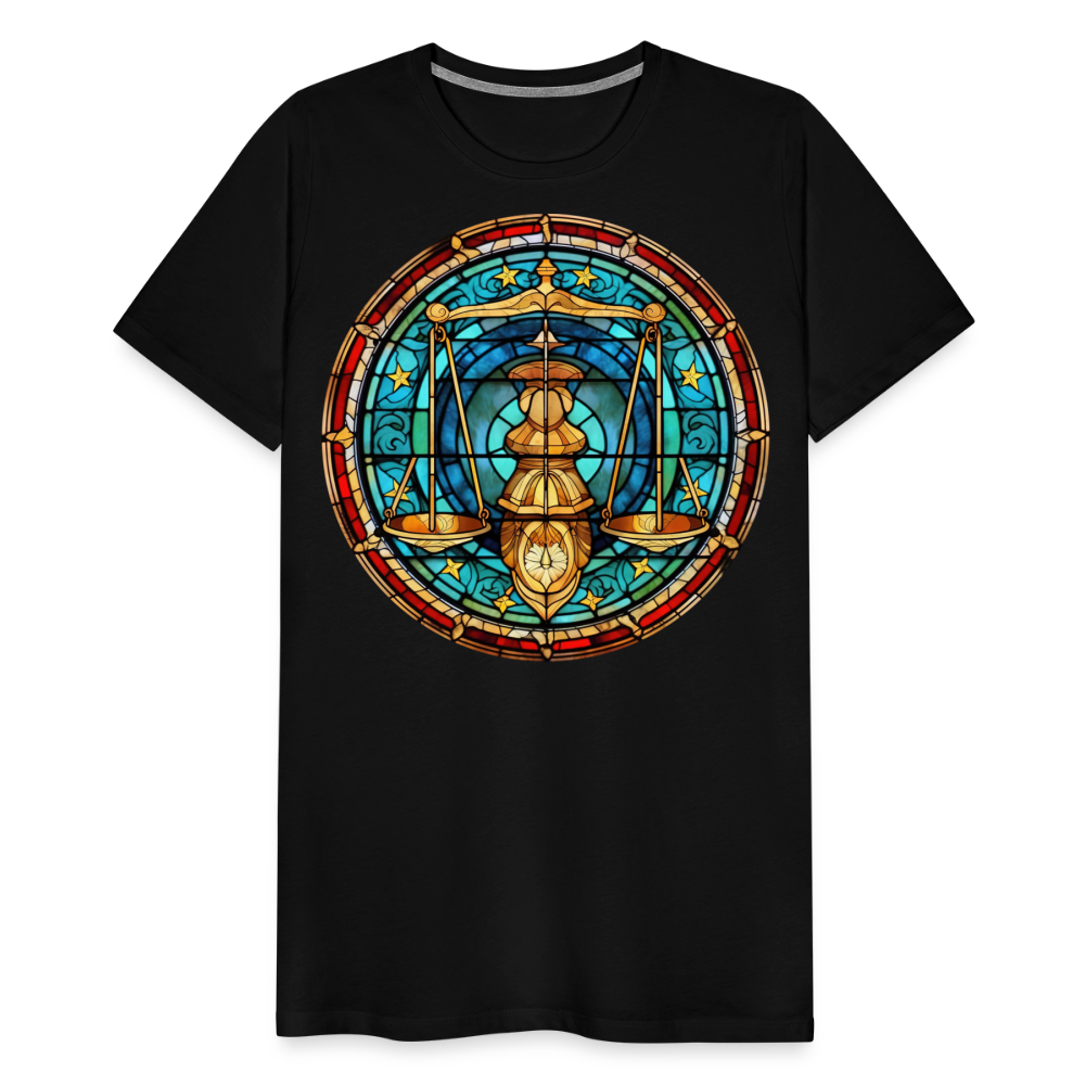 Men's Mosaic Libra Premium T-Shirt - black