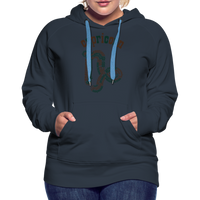 Thumbnail for Women's Power Words Capricorn Premium Hoodie - navy