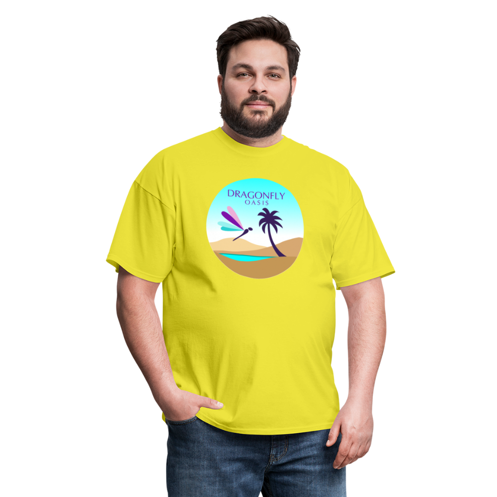 Men's Dragonfly 2nd Logo Classic T-Shirt - yellow