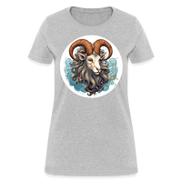 Thumbnail for Women's Symbol Capricorn T-Shirt - heather gray