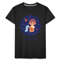 Thumbnail for Kid’s Bluey Aquarius Premium Organic T-Shirt - black