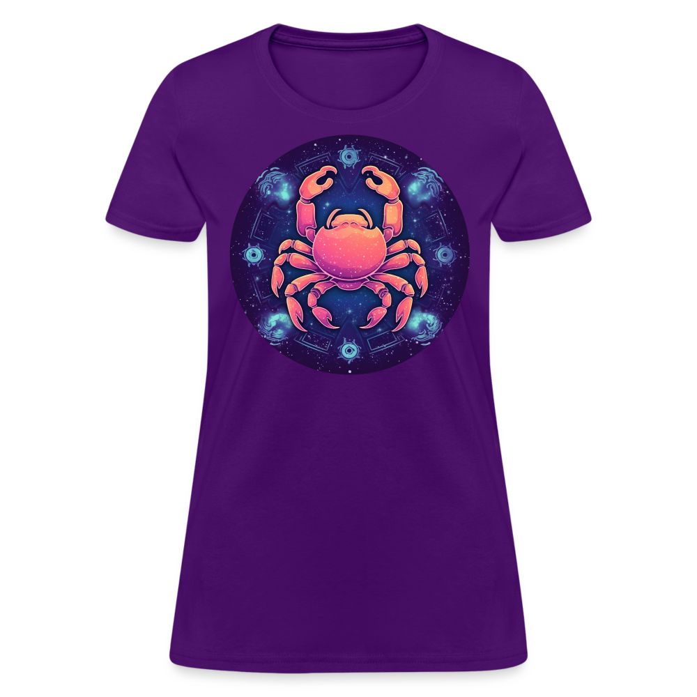 Women's Magic Cancer T-Shirt - purple