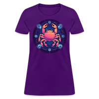 Thumbnail for Women's Magic Cancer T-Shirt - purple