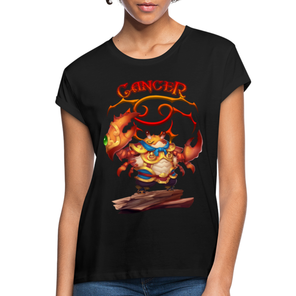 Women's Astral Cancer Relaxed Fit T-Shirt - black