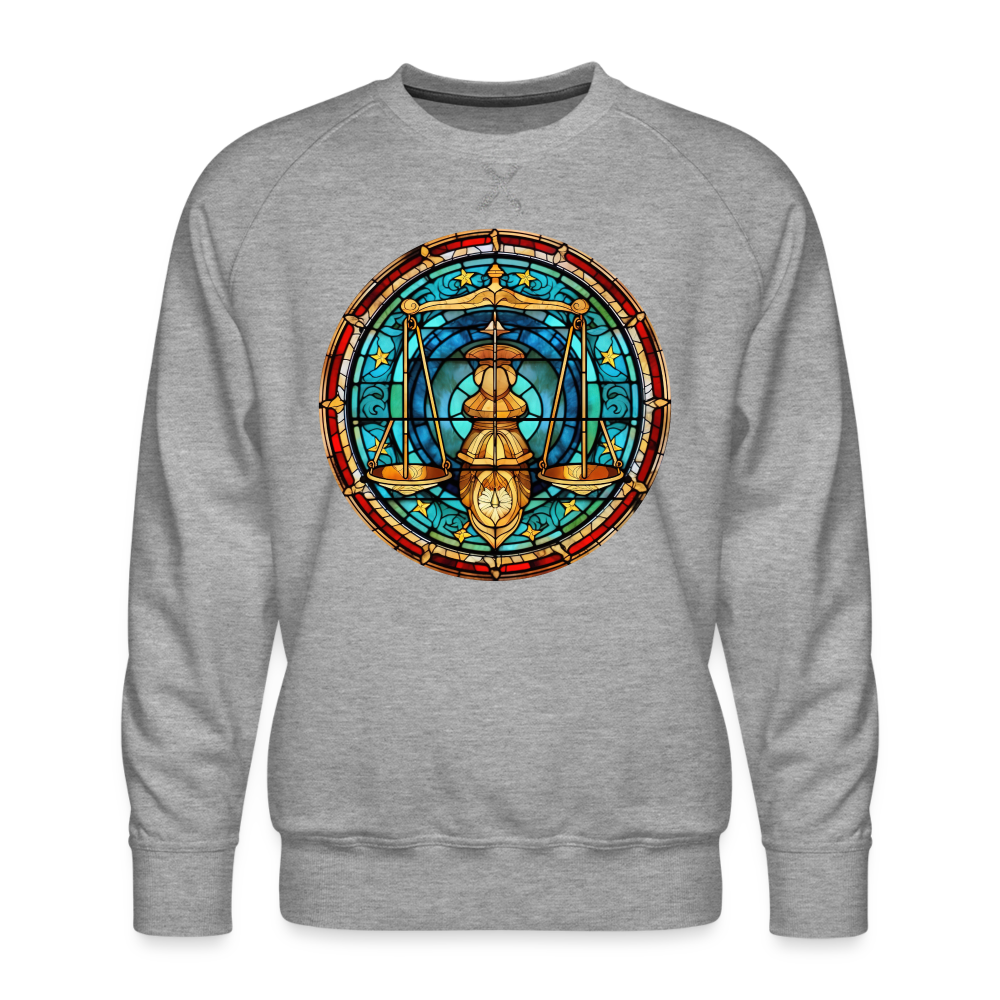 Men’s Mosaic Libra Premium Sweatshirt - heather grey