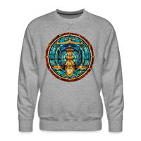 Thumbnail for Men’s Mosaic Libra Premium Sweatshirt - heather grey