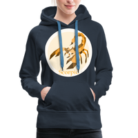 Thumbnail for Women’s Mosaic Scorpio Premium Hoodie - navy