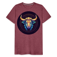 Thumbnail for Men's Magic Taurus Premium T-Shirt - heather burgundy