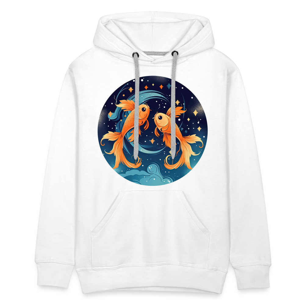 Men’s Magic Pisces Premium Hoodie - white