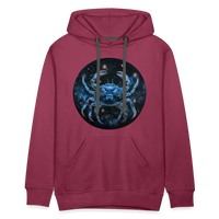 Thumbnail for Men’s Mythical Cancer Premium Hoodie - burgundy